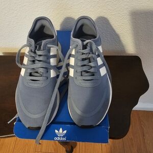Adidas Blue and White Sneakers